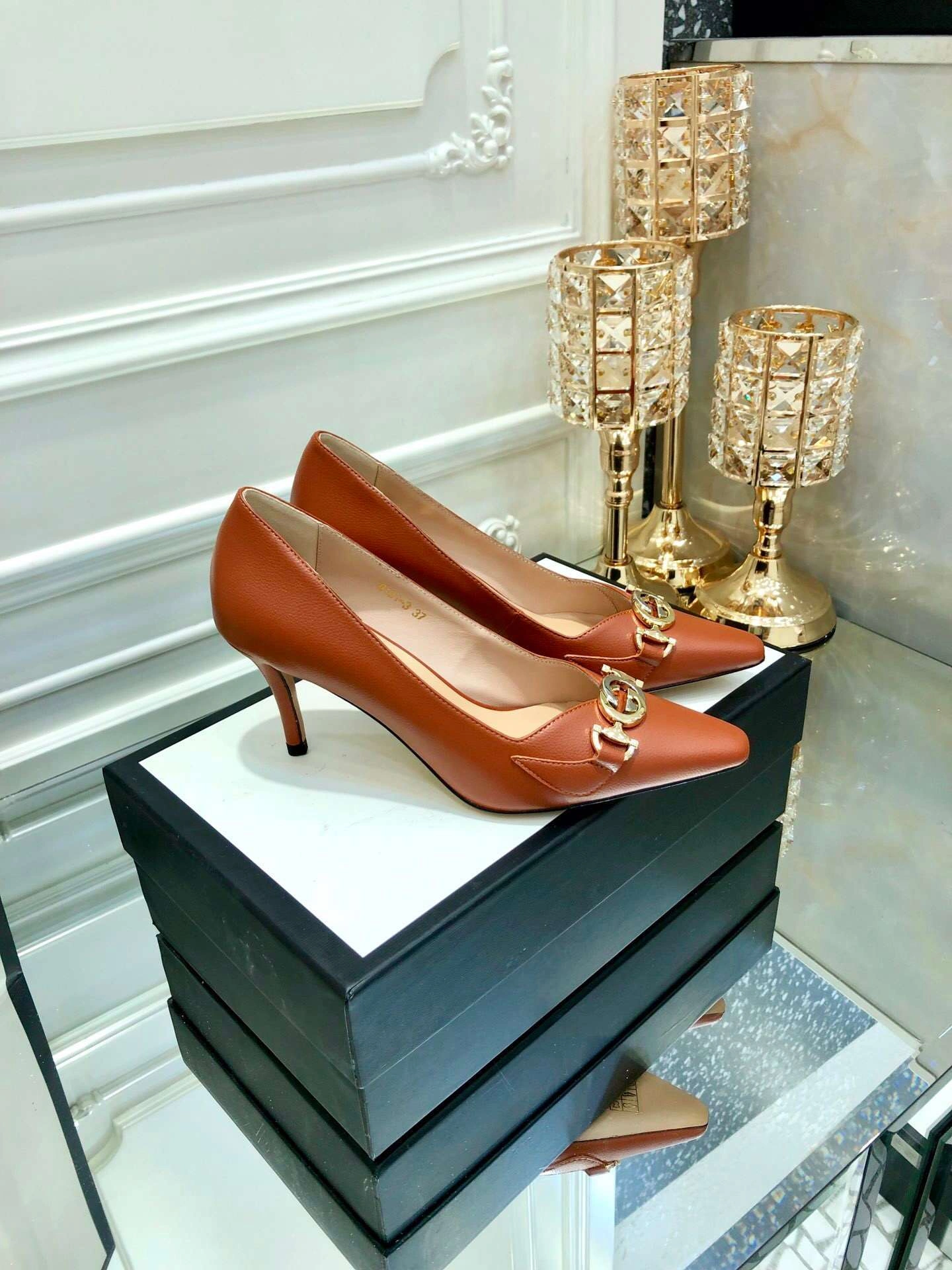 &*COCO--- sheepskin Heel height 7.5cm high quality version item : W02X34B0305